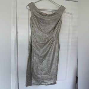 Ralph Lauren Gold Asymmetrical Dress